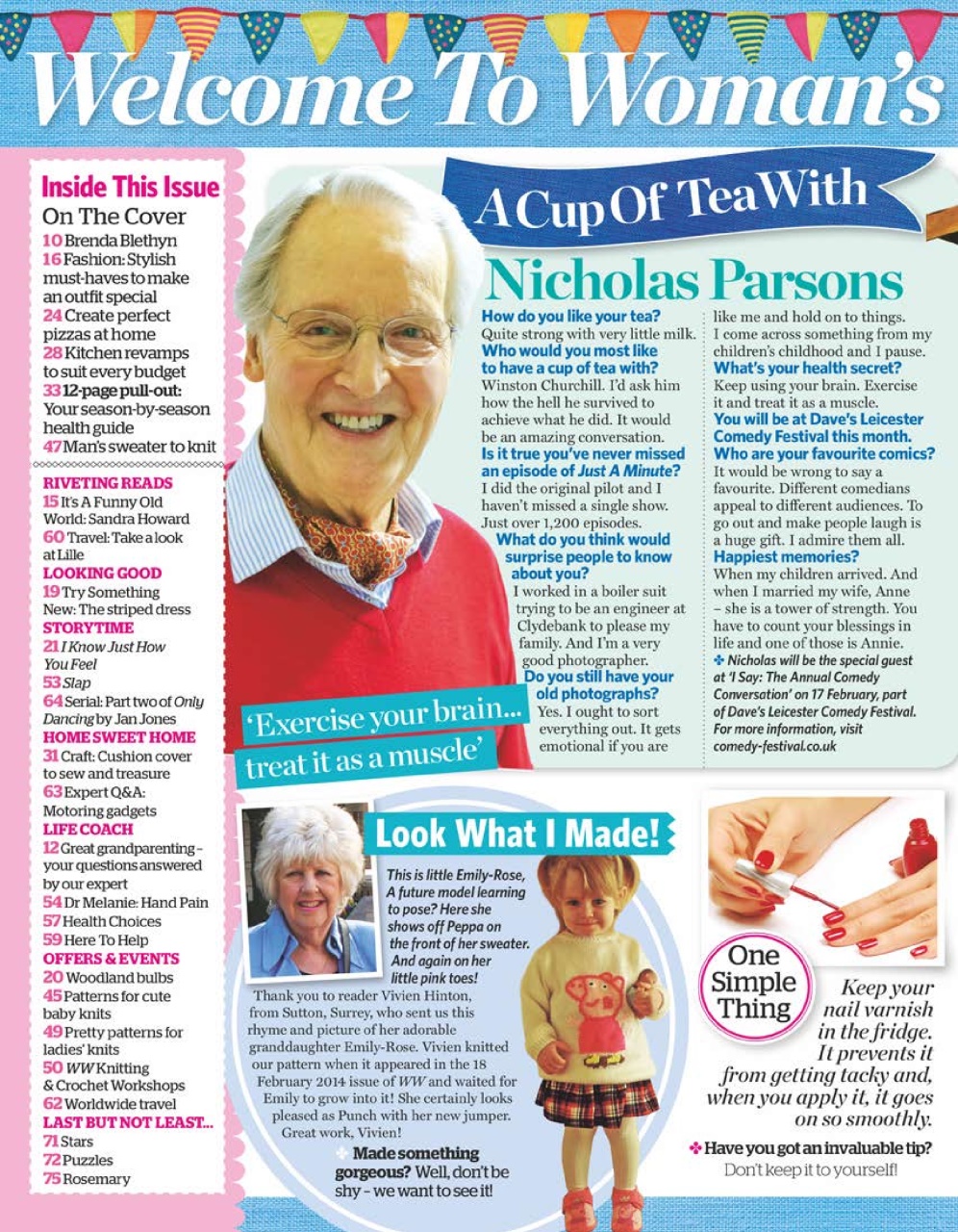 Woman's Weekly Preview Pages