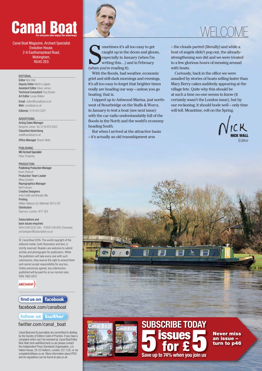 Canal Boat Preview Pages