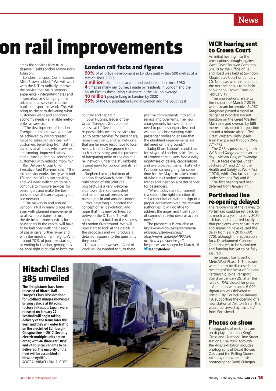 Rail Preview Pages