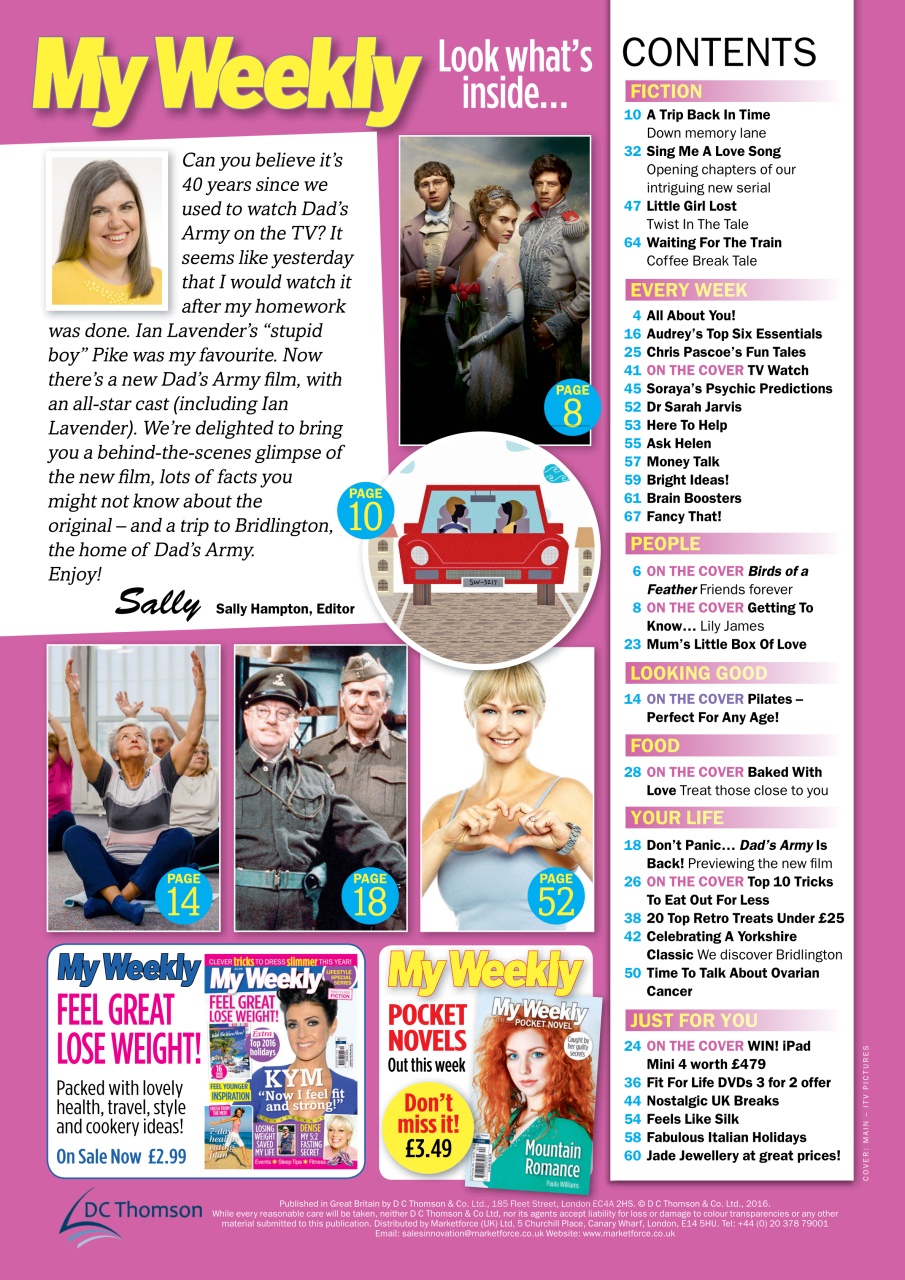 My Weekly Preview Pages