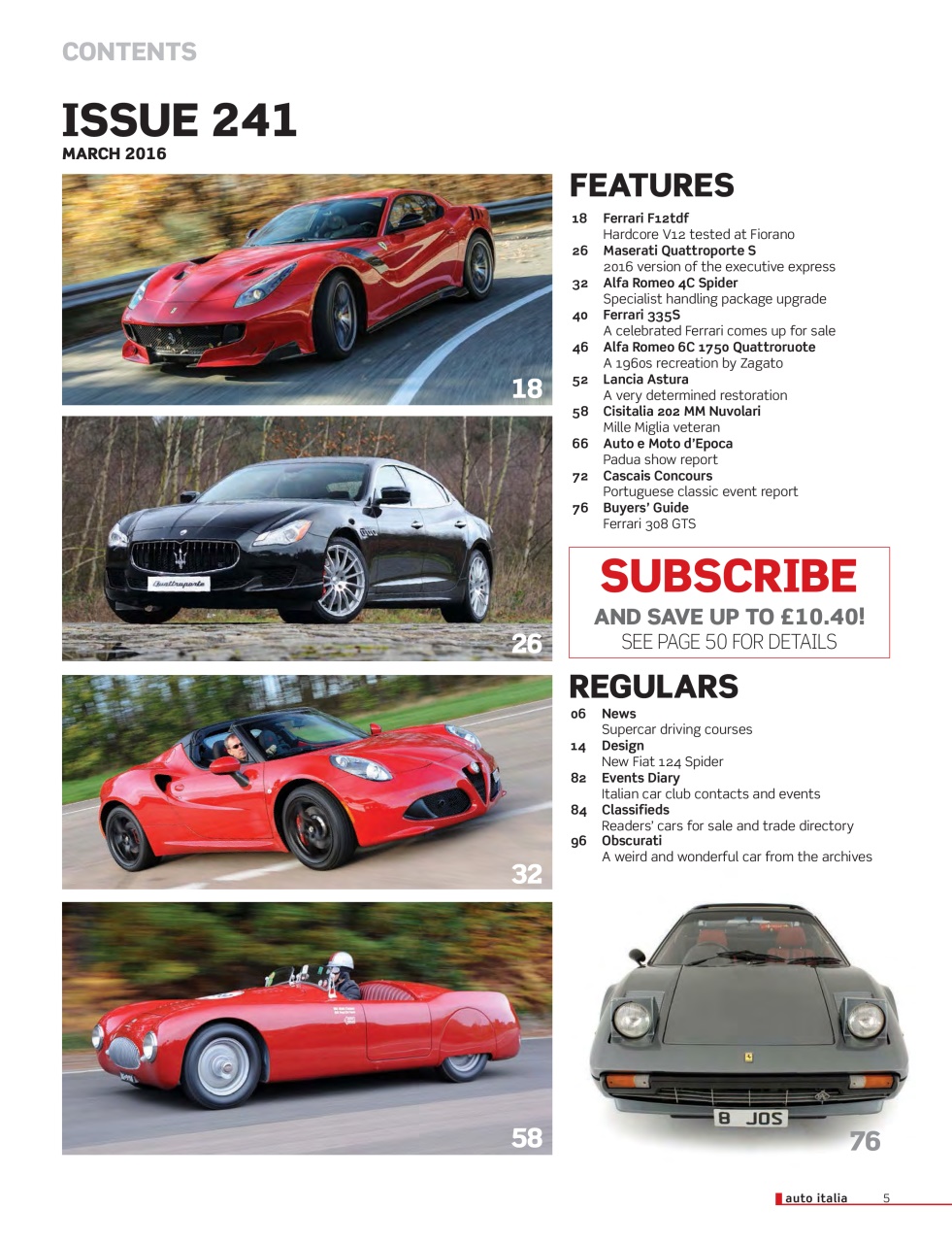 AutoItalia Magazine Preview Pages