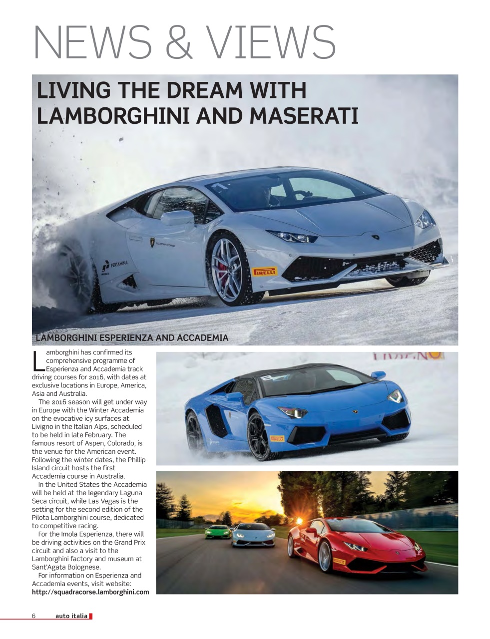 AutoItalia Magazine Preview Pages