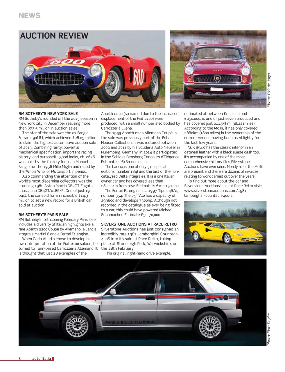 AutoItalia Magazine Preview Pages