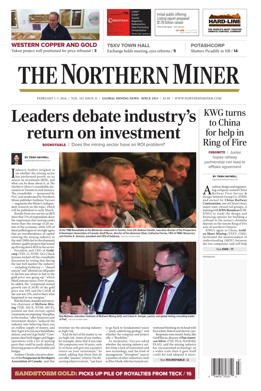 The Northern Miner Preview Pages