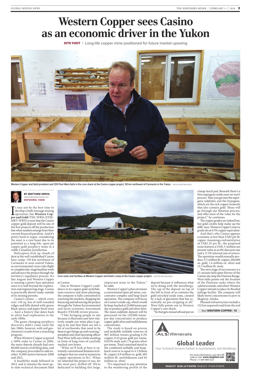 The Northern Miner Preview Pages