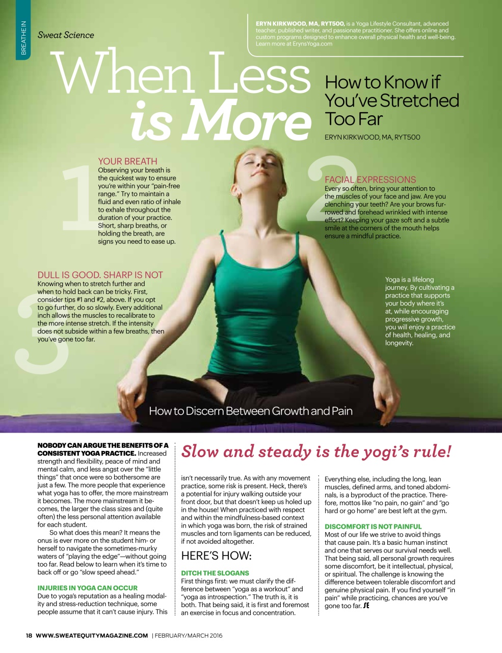 Sweat Equity Preview Pages