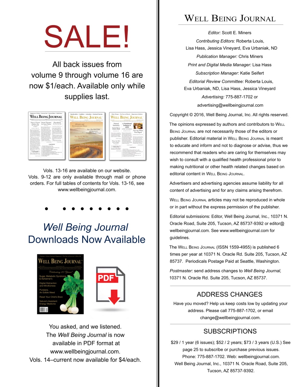 Well Being Journal Preview Pages