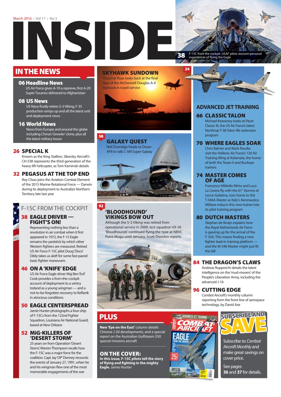 Combat Aircraft Journal Preview Pages