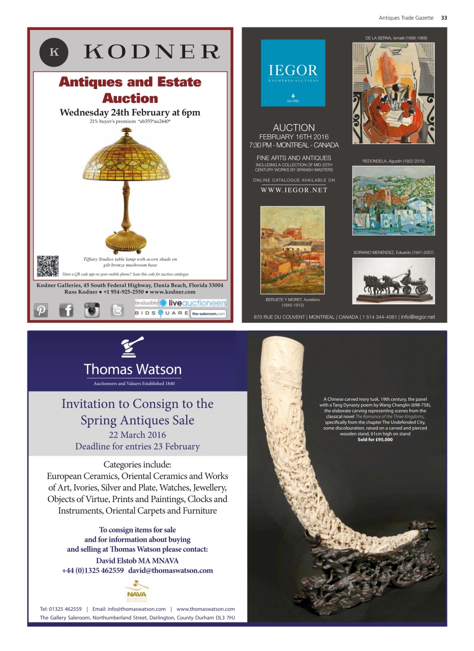 Antiques Trade Gazette Preview Pages