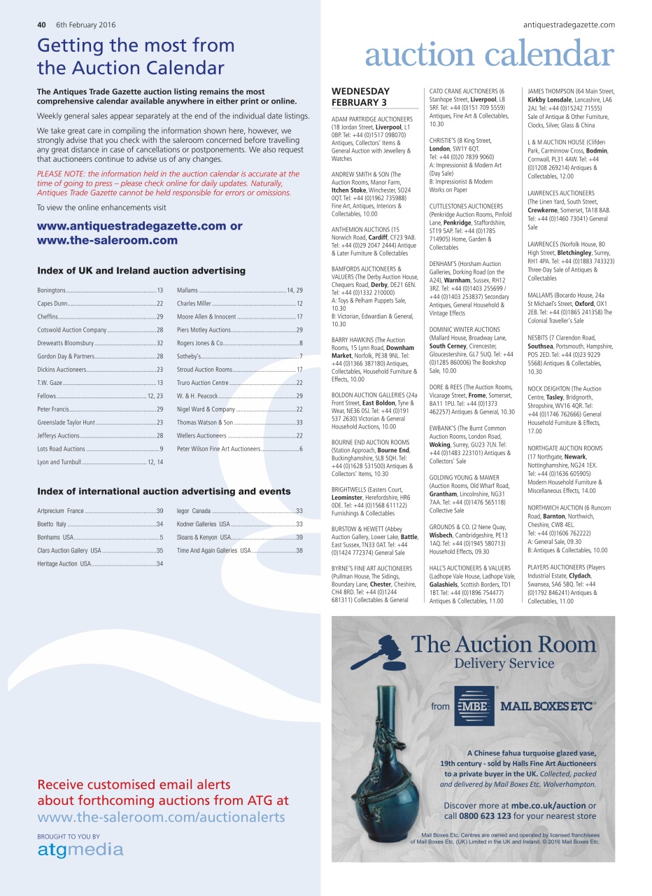 Antiques Trade Gazette Preview Pages