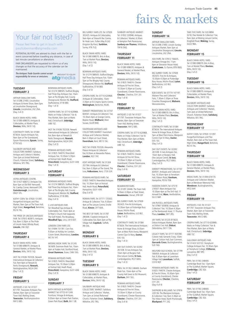Antiques Trade Gazette Preview Pages