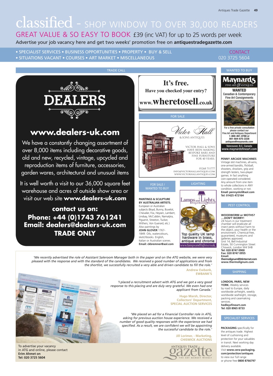 Antiques Trade Gazette Preview Pages