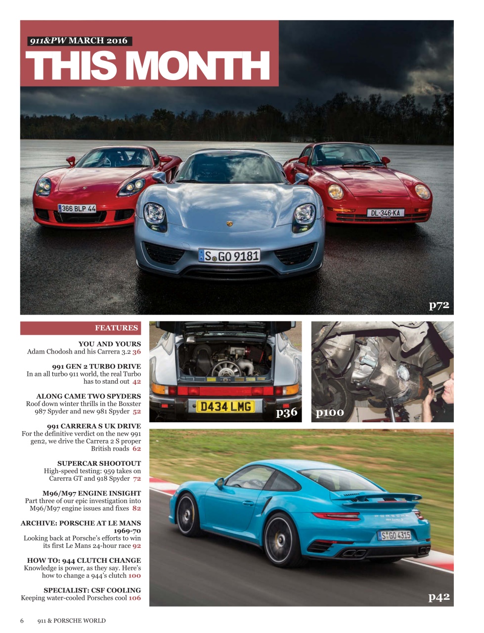 911 & Porsche World Preview Pages