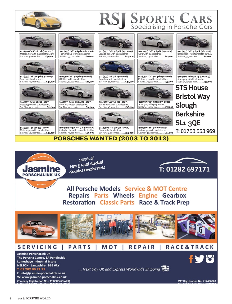 911 & Porsche World Preview Pages