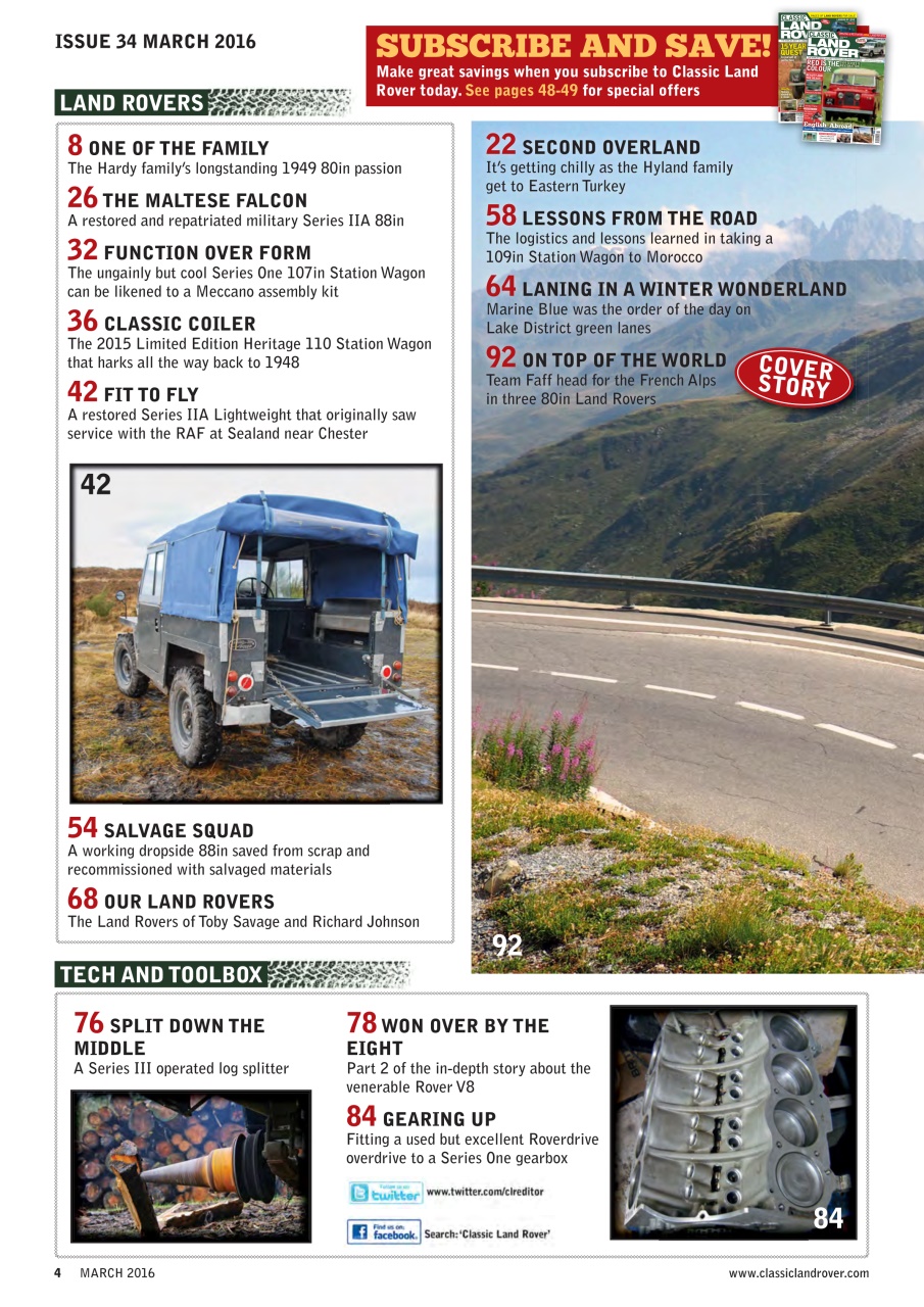 Classic Land Rover Magazine Preview Pages