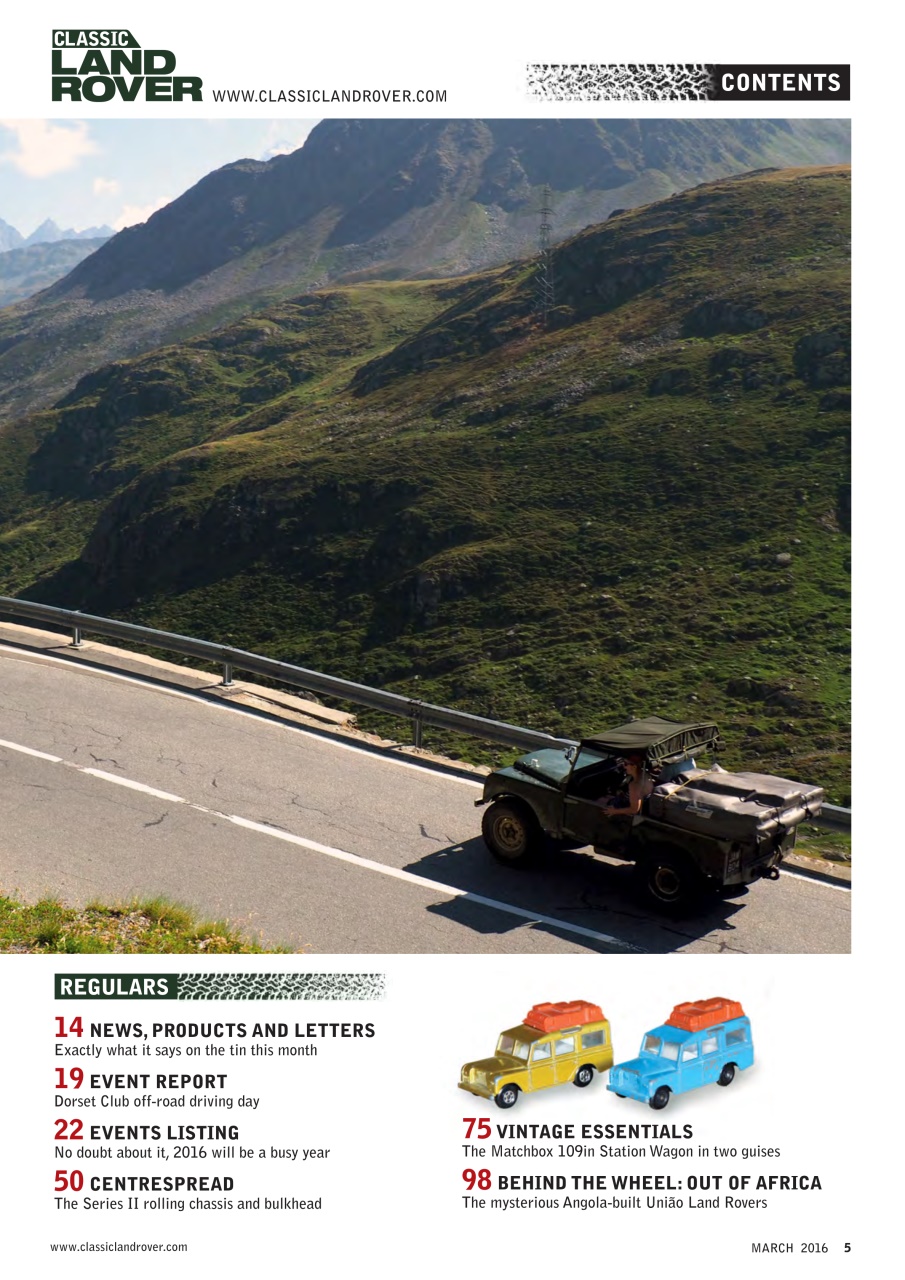 Classic Land Rover Magazine Preview Pages