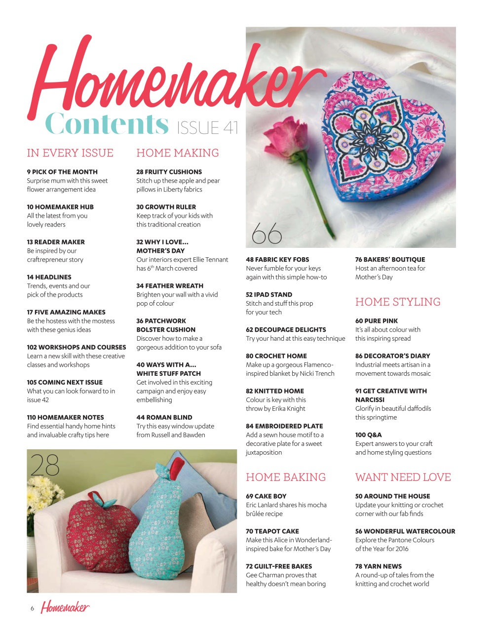 Homemaker Preview Pages