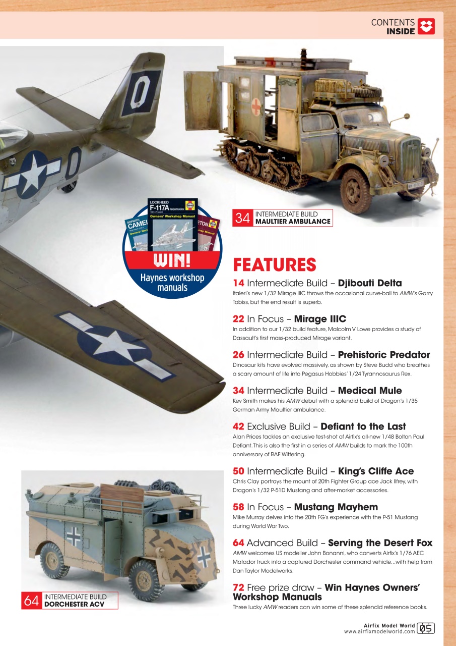 Airfix Model World Preview Pages