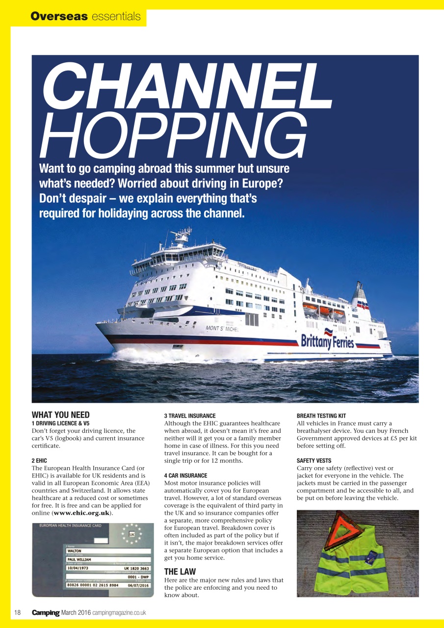 Camping Preview Pages