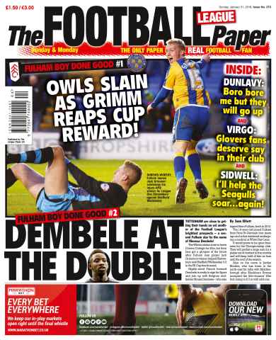 The Football League Paper issue 31st January 2016