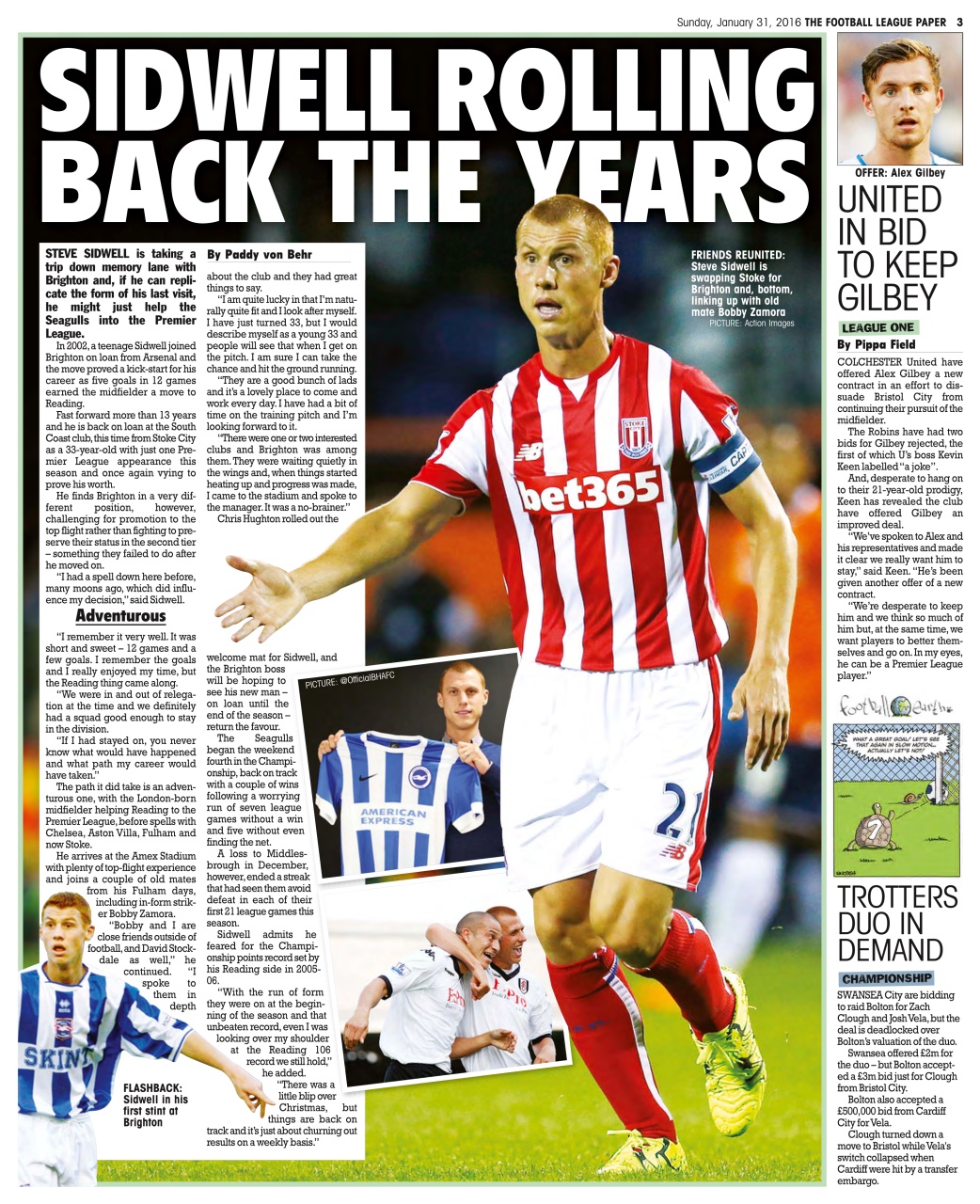 The Football League Paper Preview Pages