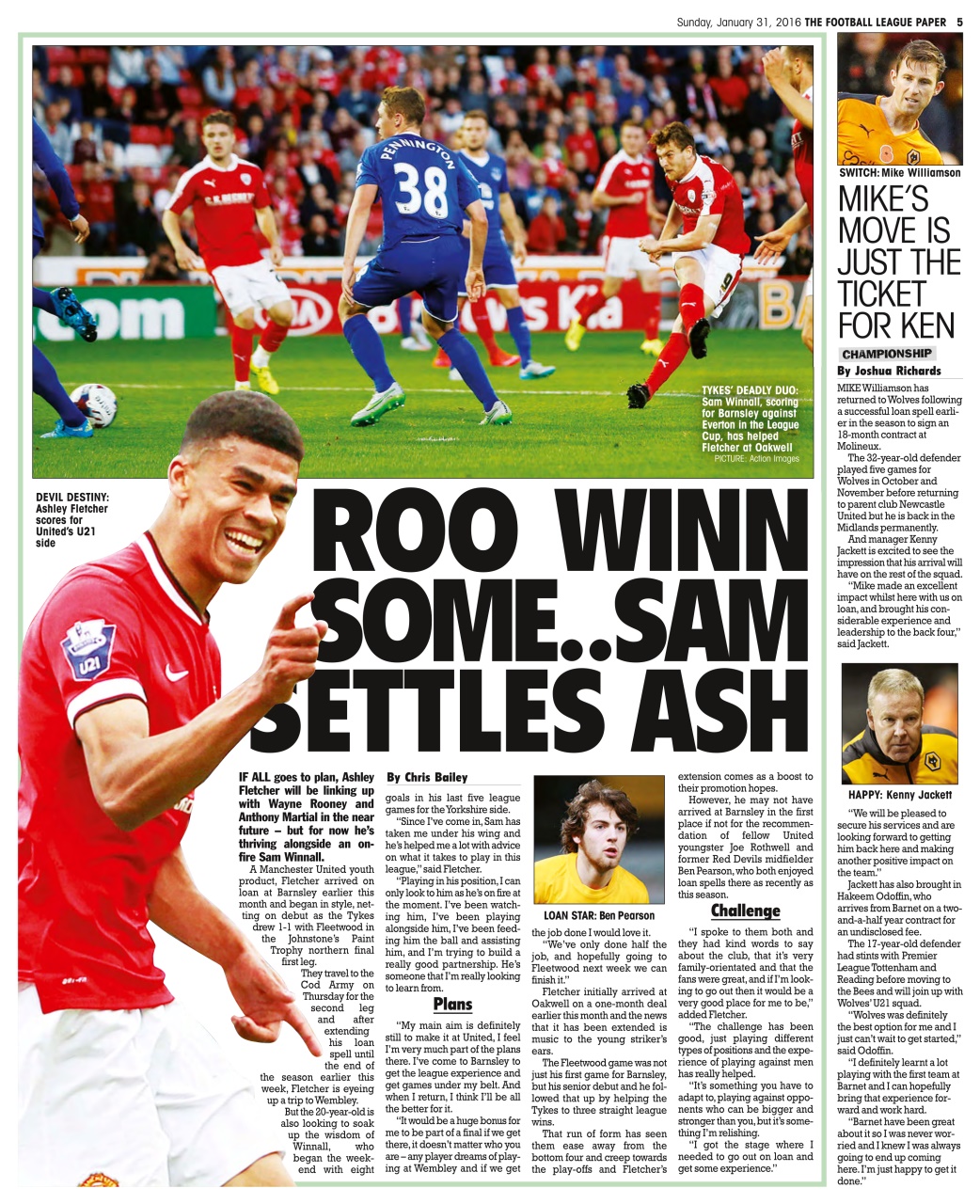 The Football League Paper Preview Pages