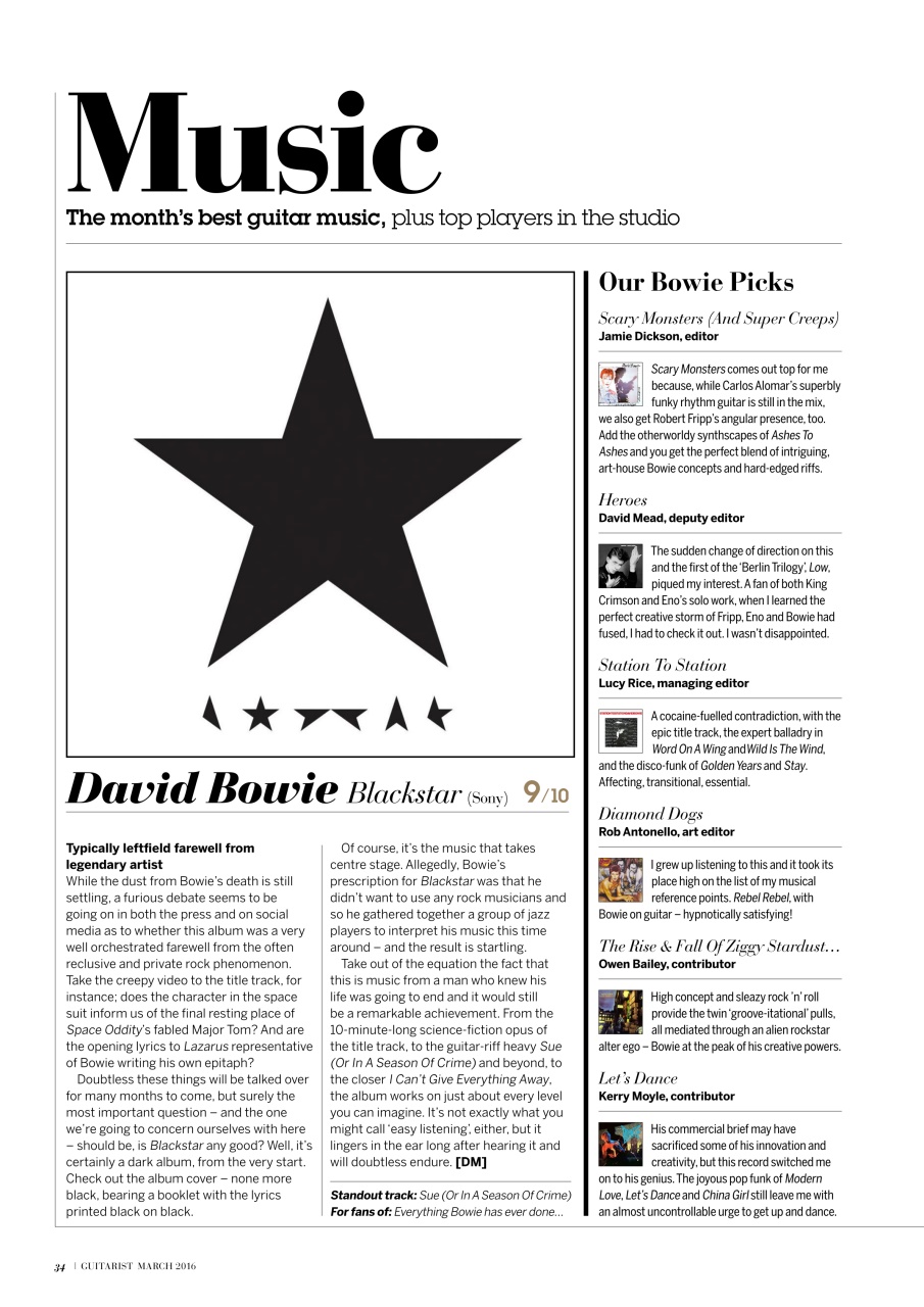 Guitarist Preview Pages