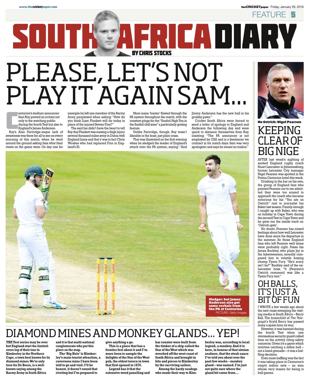 The Cricket Paper Preview Pages