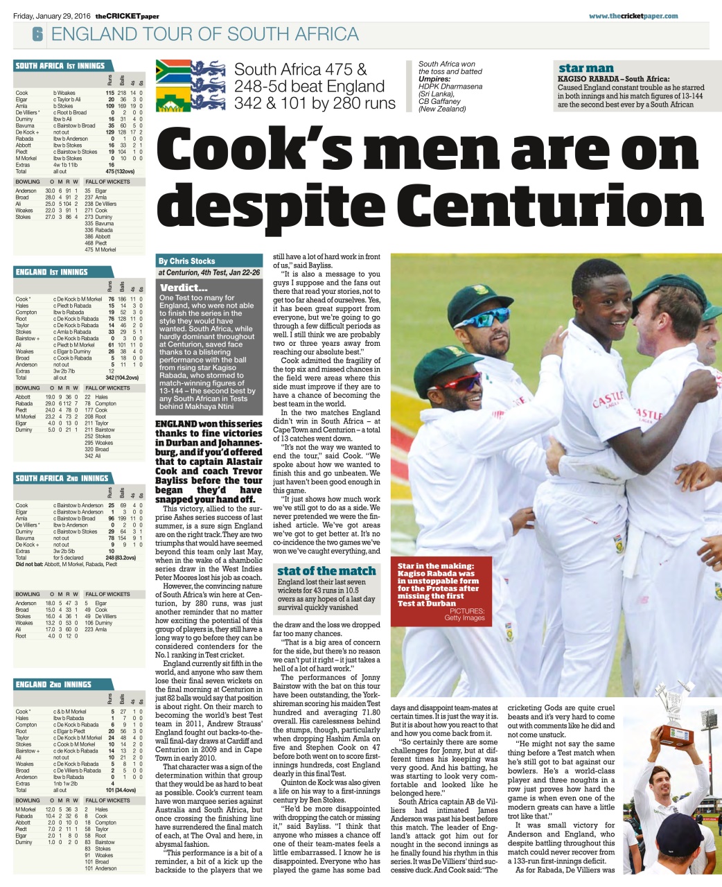The Cricket Paper Preview Pages