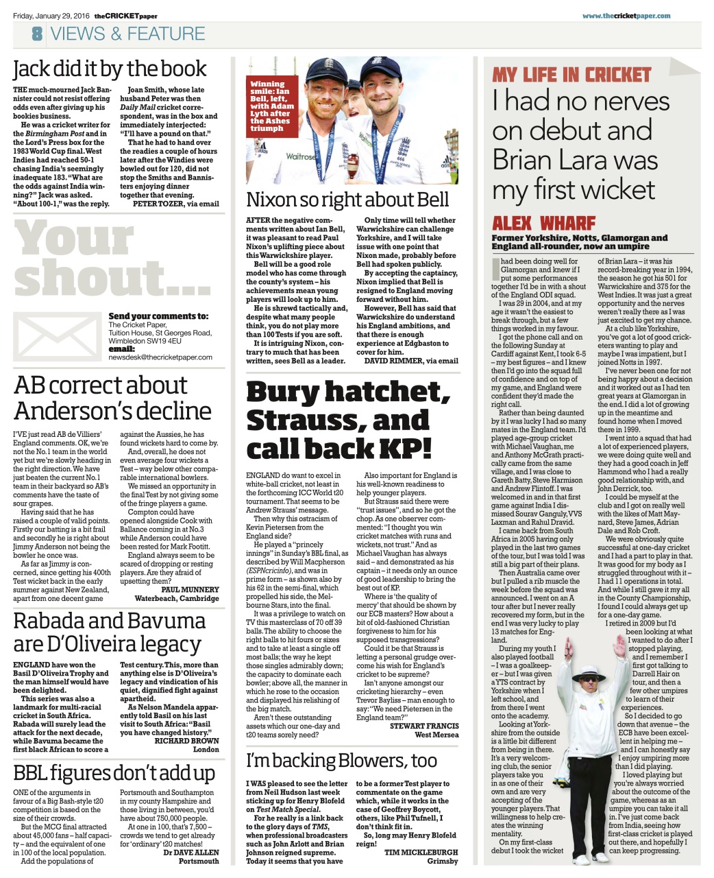 The Cricket Paper Preview Pages