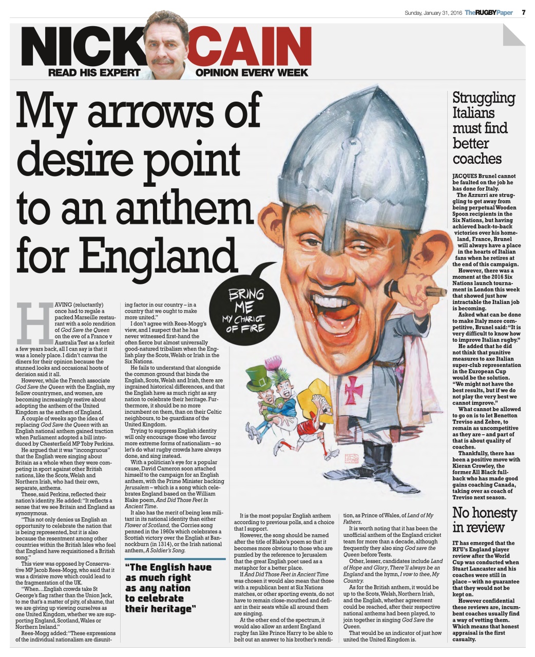 The Rugby Paper Preview Pages