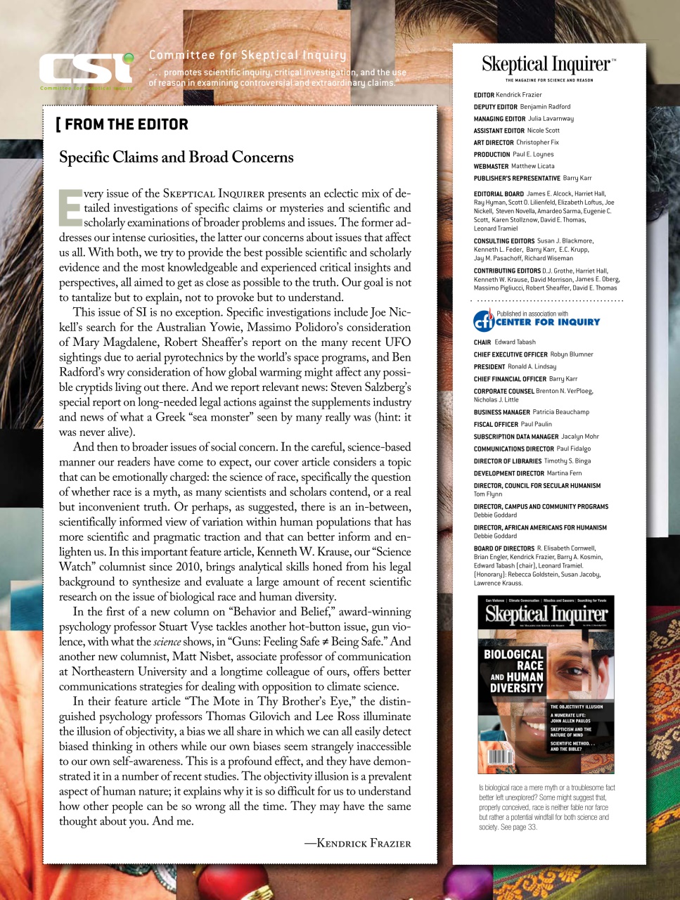 Skeptical Inquirer Preview Pages