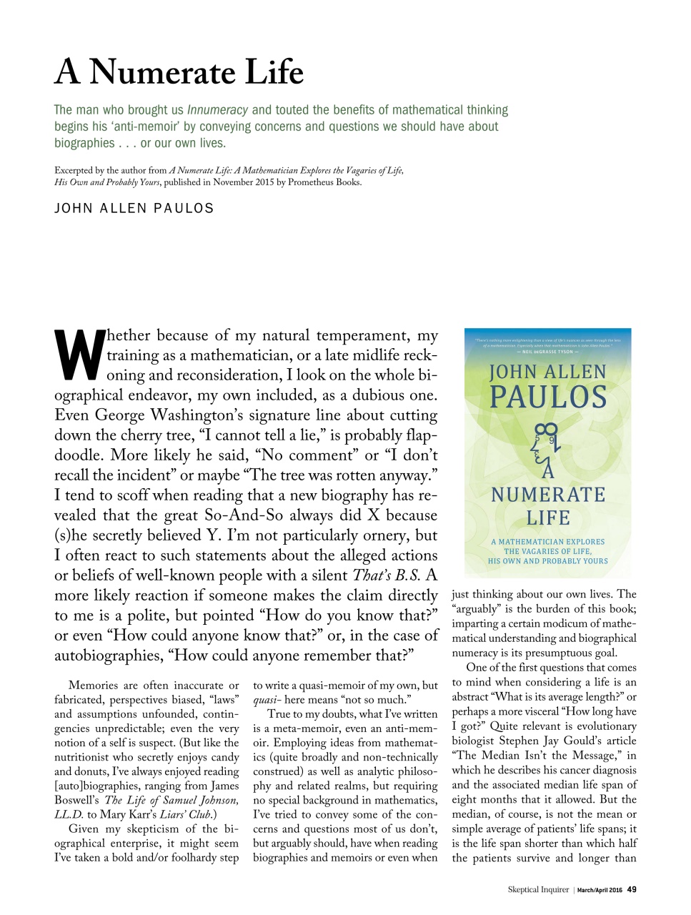 Skeptical Inquirer Preview Pages