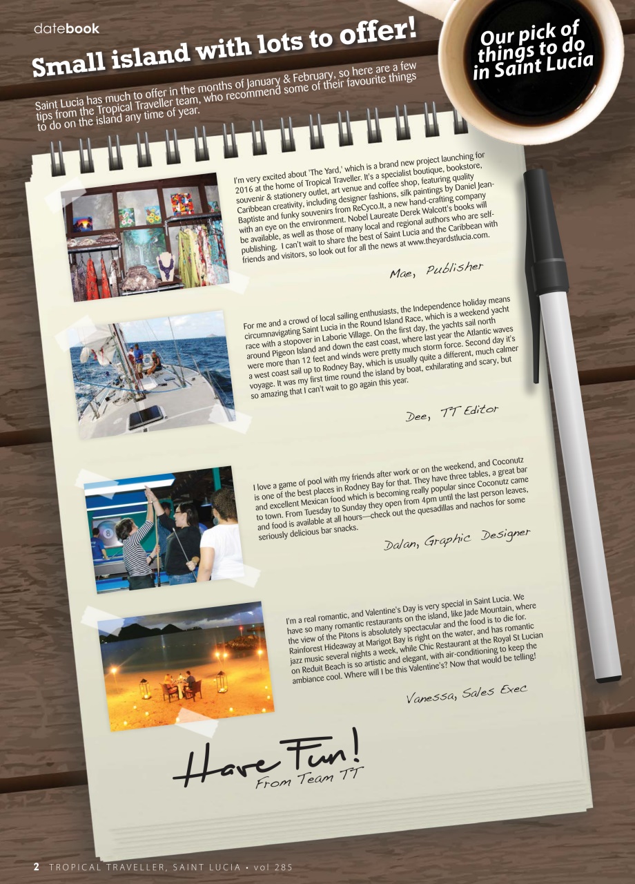 Tropical Traveller Preview Pages