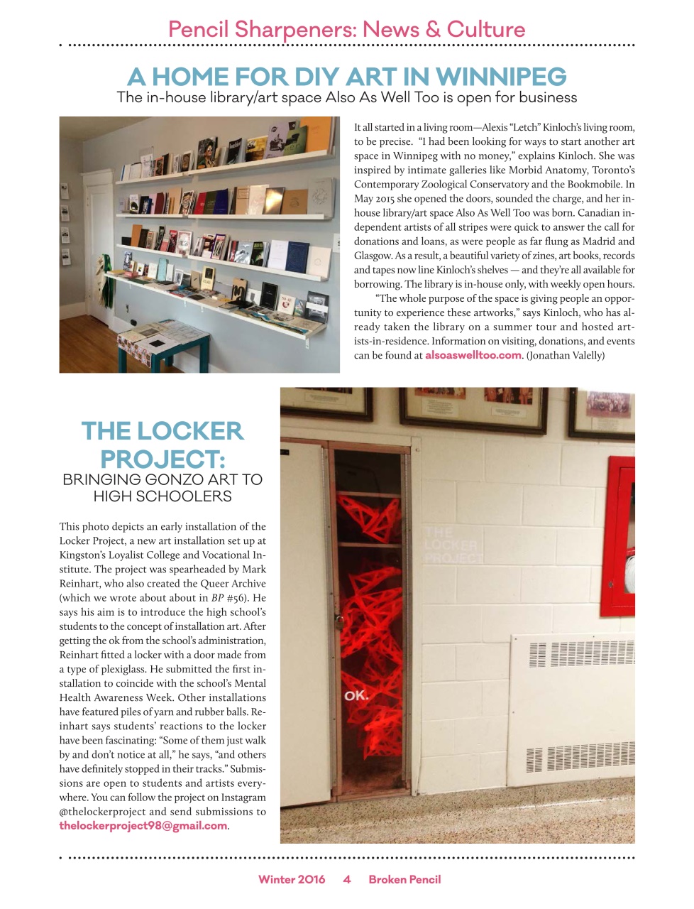 Broken Pencil Preview Pages