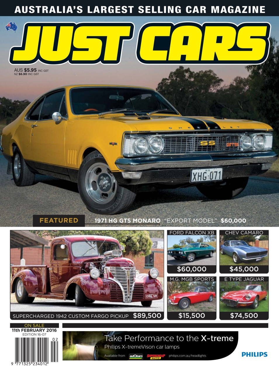 JUST CARS Preview Pages