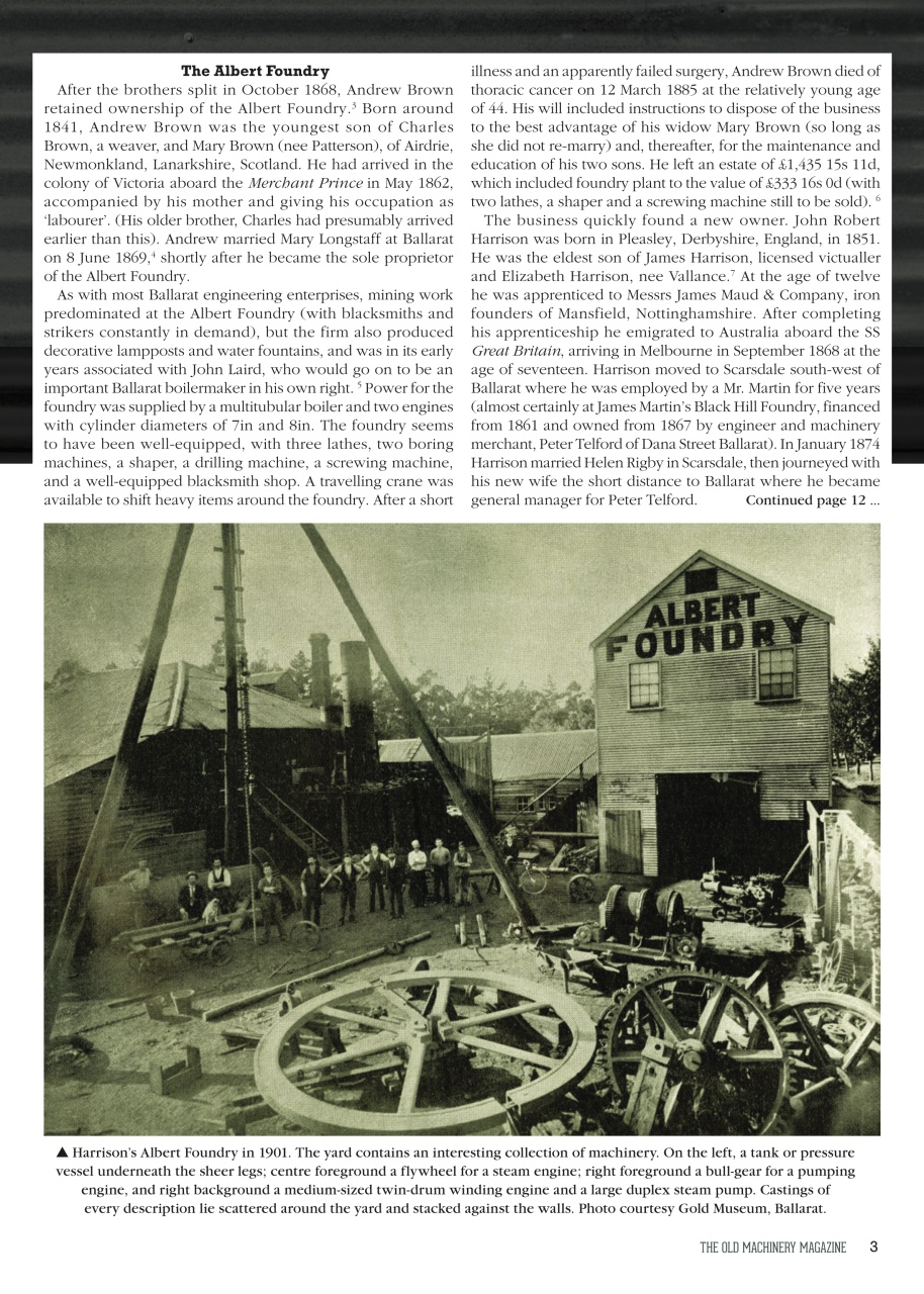 The Old Machinery Magazine Preview Pages