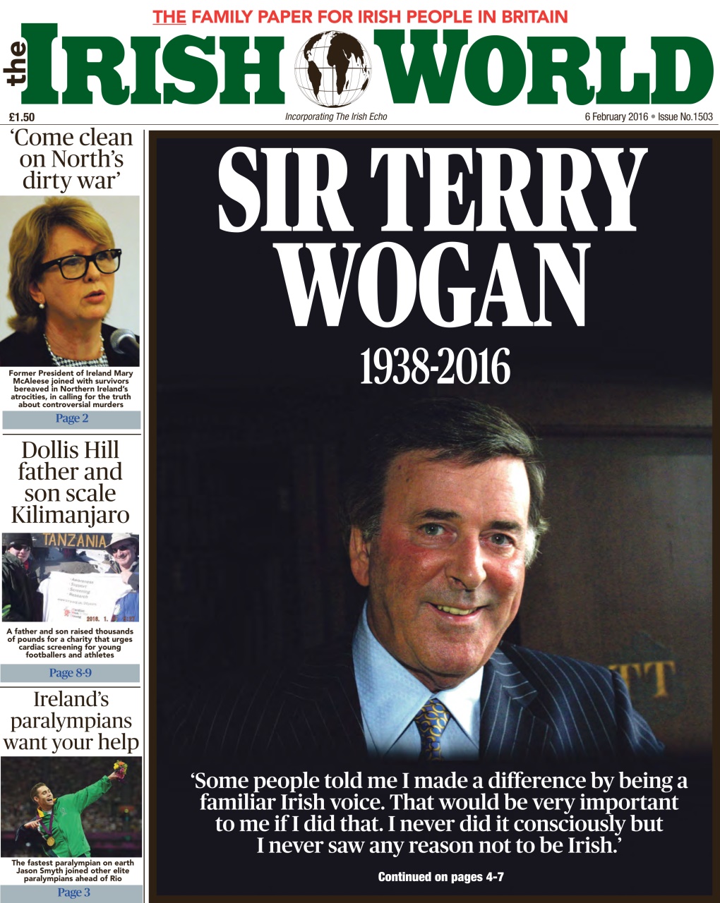 Irish World Preview Pages