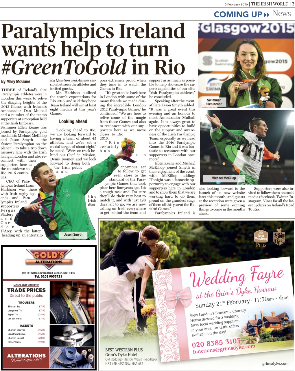 Irish World Preview Pages