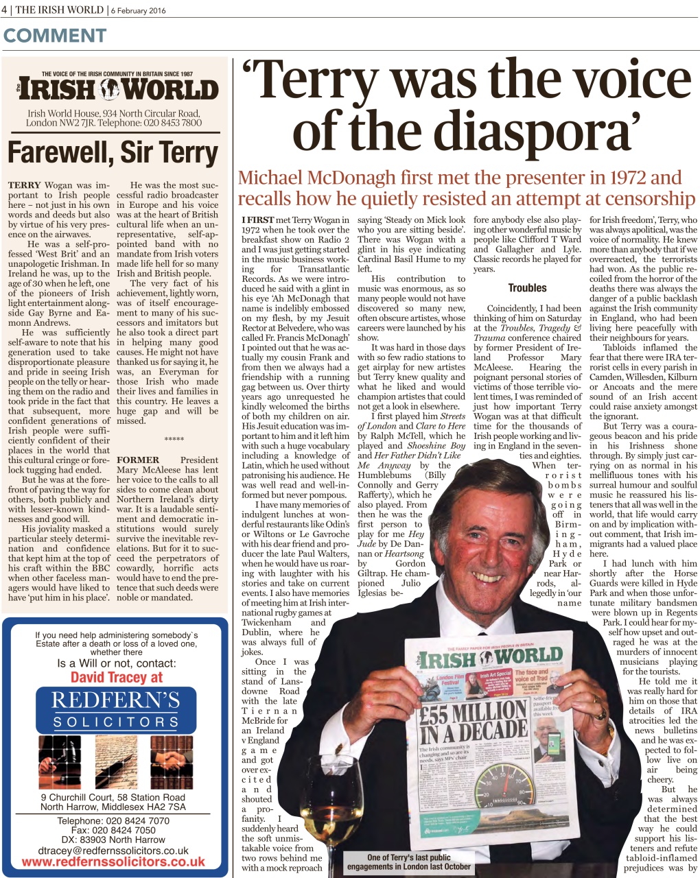 Irish World Preview Pages