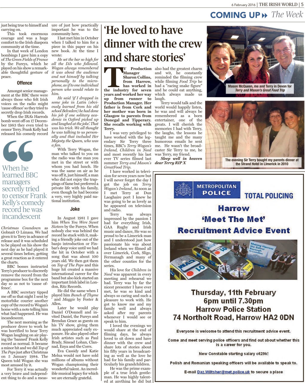 Irish World Preview Pages