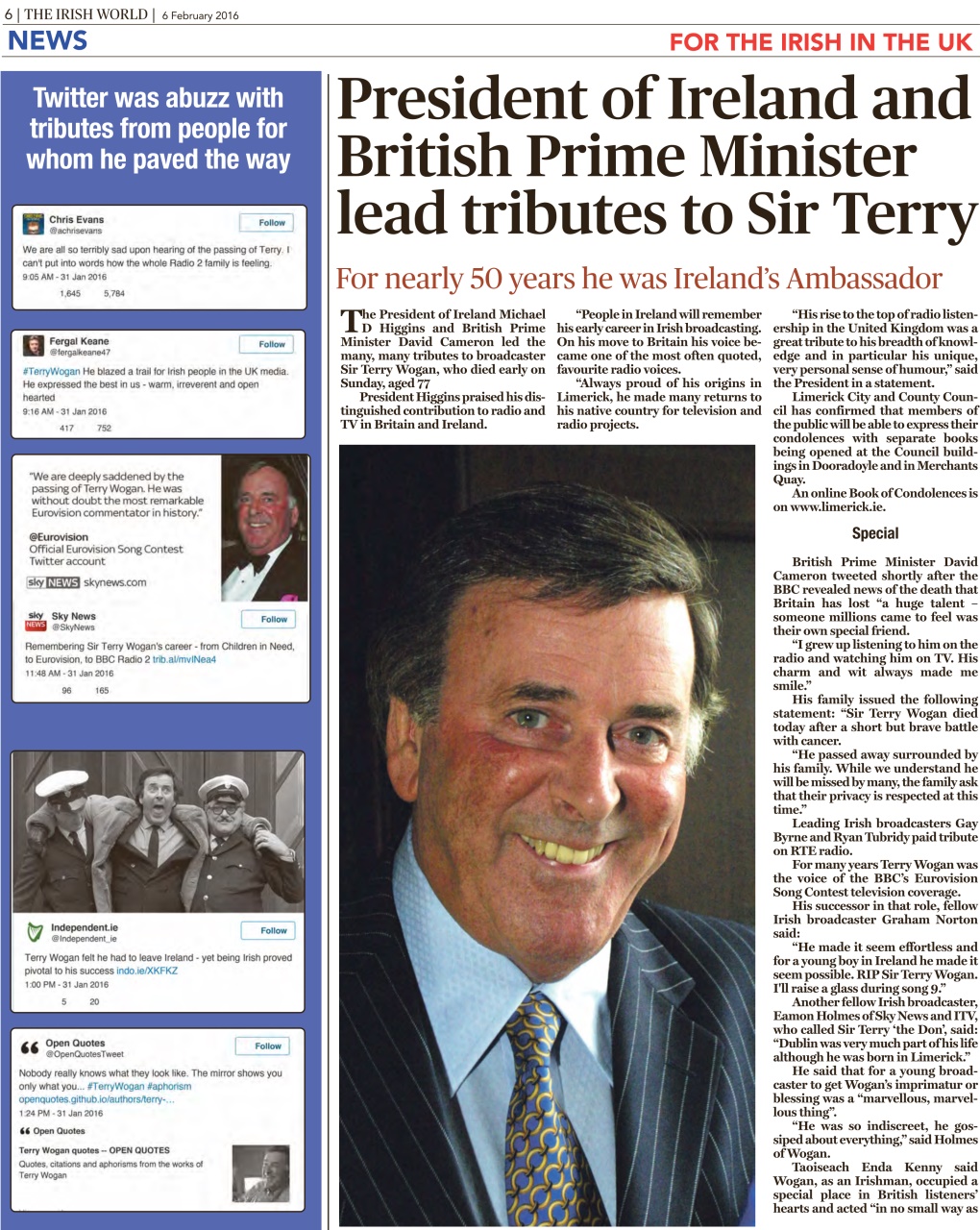 Irish World Preview Pages