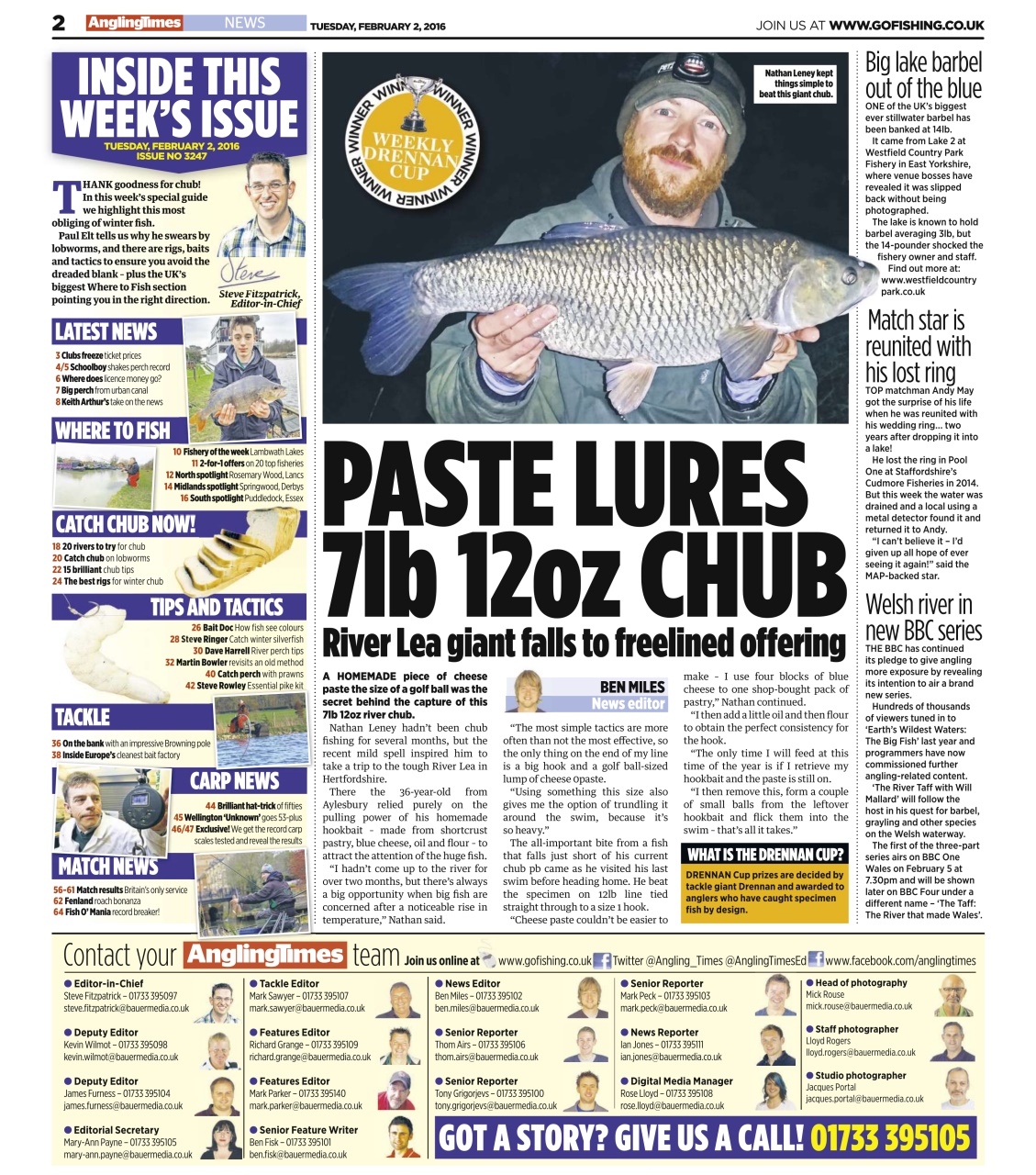 Angling Times Preview Pages