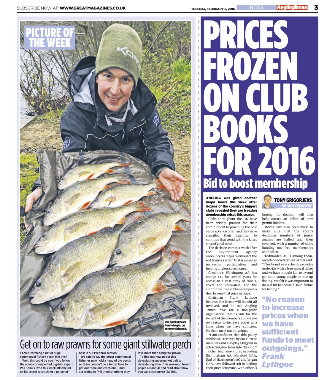 Angling Times Preview Pages