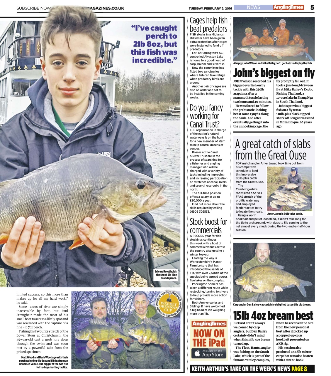 Angling Times Preview Pages