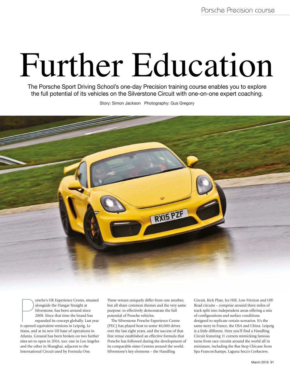GT Porsche Preview Pages