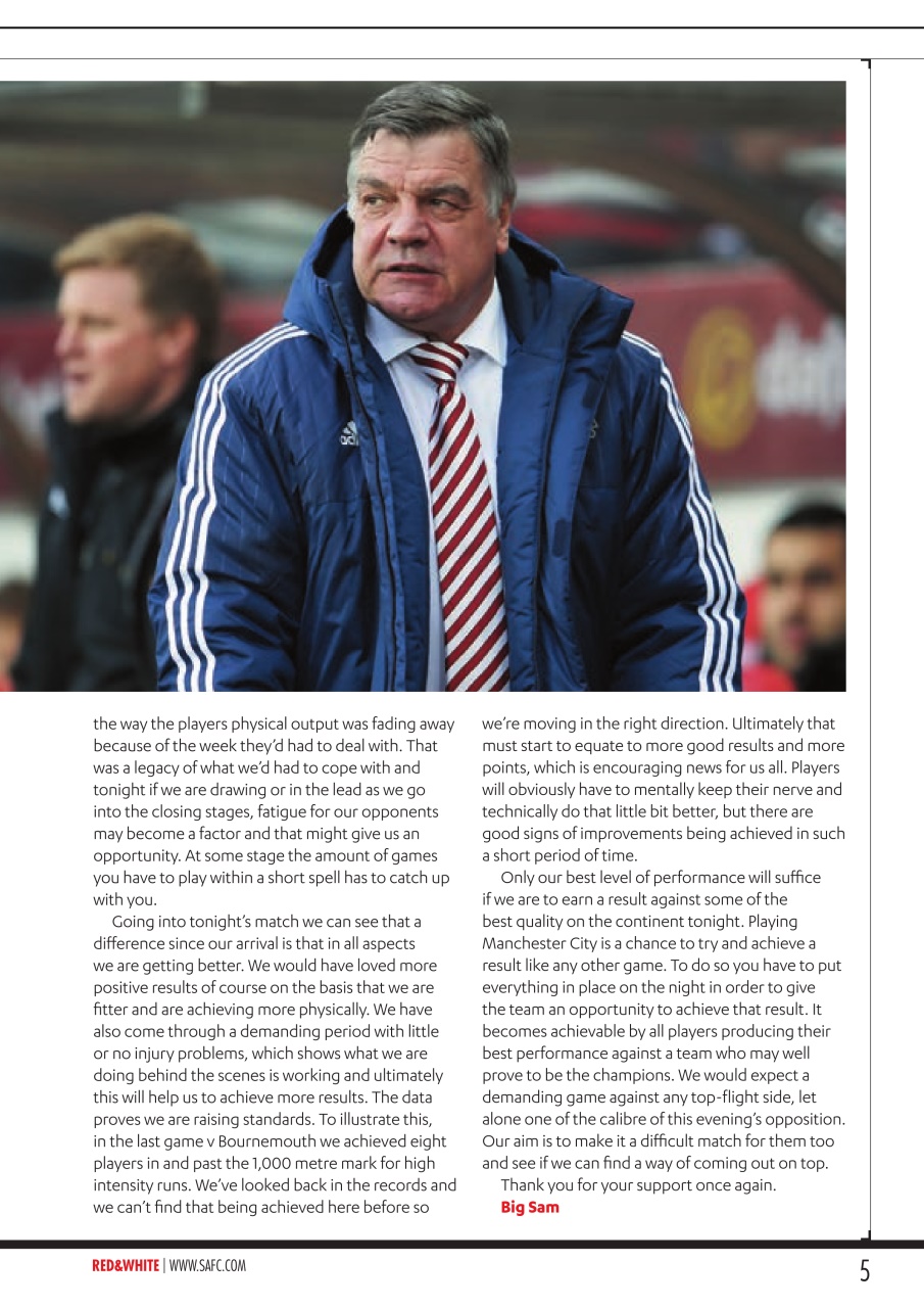 Sunderland FC Preview Pages