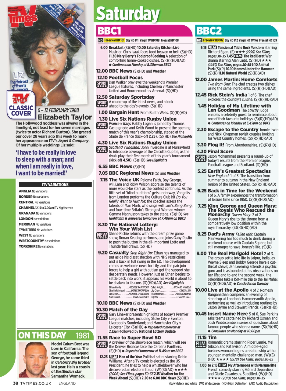 TV Times Preview Pages