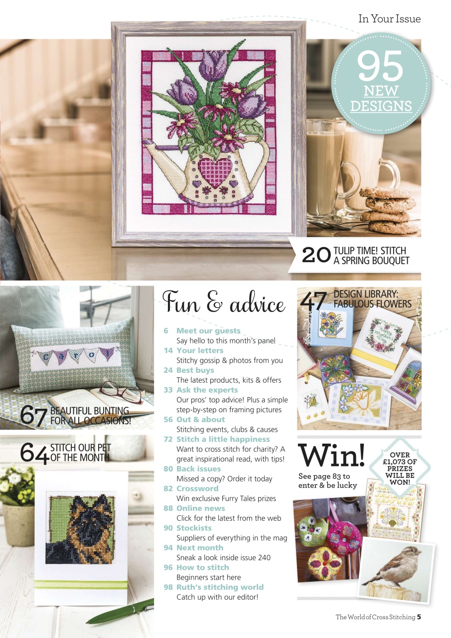 The World of Cross Stitching Preview Pages