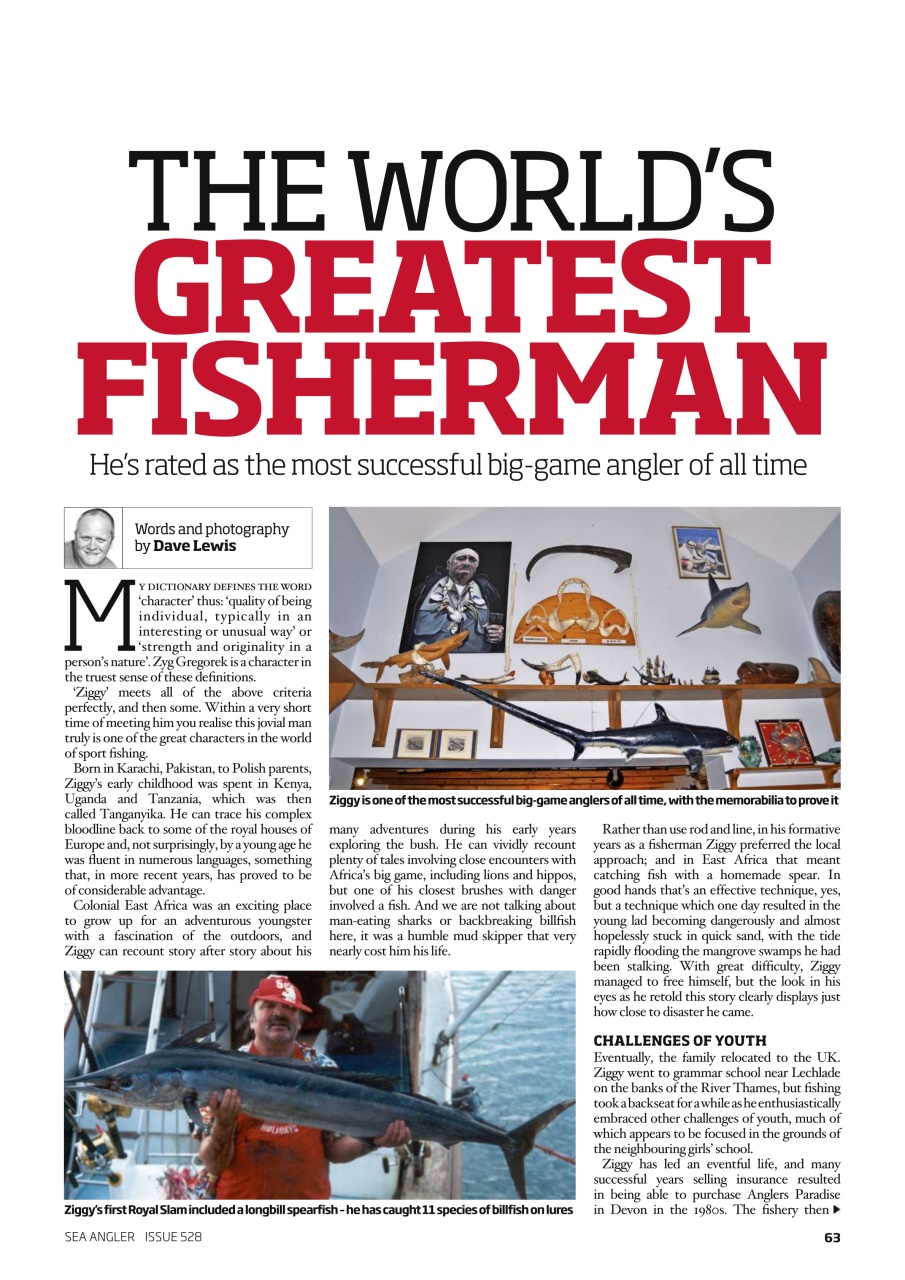 Sea Angler Preview Pages